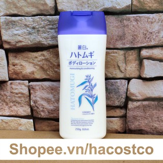 Sữa dưỡng thể ý dĩ Hatomugi The Body Lotion Moisturizing &amp; Conditioning 250g Nhật Bản
