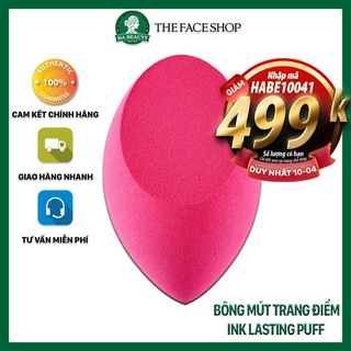 Bông Mút Trang Điểm Siêu Mịn INK LASTING PUFF The Face Shop