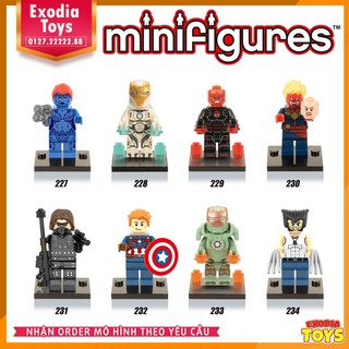 Xếp hình minifigure siêu anh hùng Avengers và X-Men - Đồ Chơi Lắp Ghép Sáng Tạo - X0109