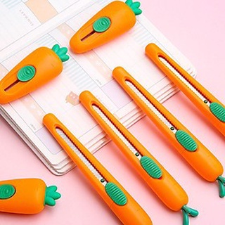 Dao Rọc Giấy Mini Hình Củ Cà Rốt Cute Dễ Thương Gấu Thỏ House 519