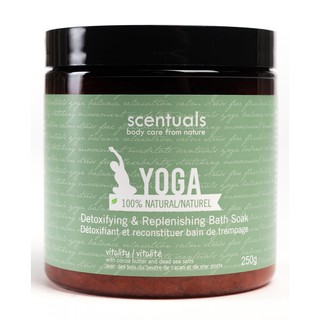 Muối tắm ngâm thải độc yoga sức sống vitality 250g Scentuals - YOGA VITALITY/Detoxifying &amp; replenishing bath soak