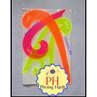 Bộ 3 Thước vẽ đường cong