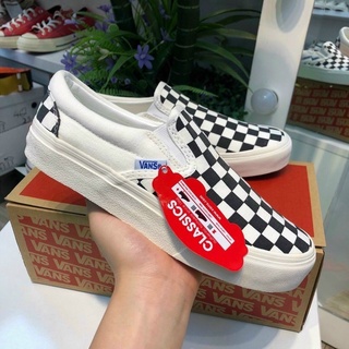 [ Siêu phẩm ] Giày thể Thao vans caro lười Nam nữ ảnh thật tự chụp
