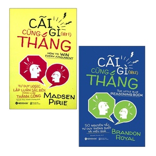 Sách Cãi gì cũng thắng tập 1 + tập 2 (Combo 2 cuốn)  - BẢN QUYỀN