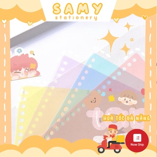 Bộ Giấy Bookmark Size B5 26 Lỗ Tab Phân Trang Dành Cho Sổ Còng