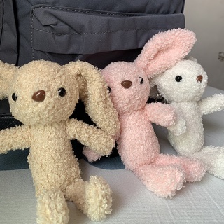 MÓC KHÓA HÌNH THÚ NHỒI BÔNG CUTE DỄ THƯƠNG TREO CẶP, BALO