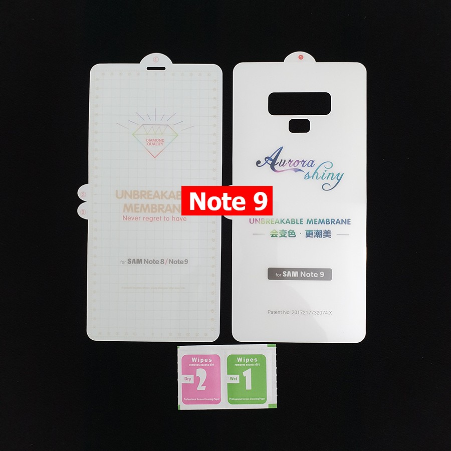 Miếng dán PPF chống xước 2 mặt Note 9