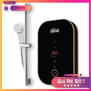 MÁY NƯỚC NÓNG TRỰC TIẾP CÓ BƠM HIỂN THỊ NHIỆT ĐỘ CHỐNG GIẬT FERROLI AMORE GDP 4500W