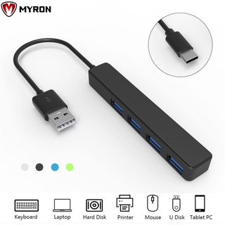 Hub mở rộng 4 cổng USB tốc độ cao bằng hợp kim nhôm cho laptop<br>