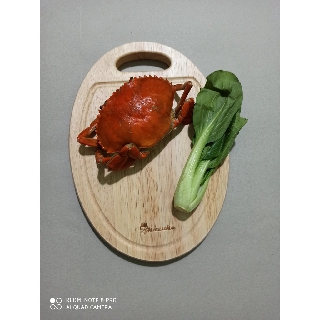 Thớt oval có rãnh Kazuko Nam Hoa C002