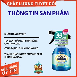Xịt khử mùi vệ sinh chó mèo - Xịt khử mùi hôi chó mèo cao cấp Chính Hãng