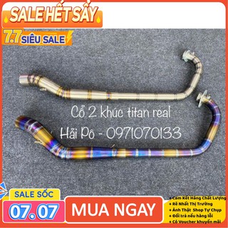 Cổ Pô Titan 2 Khúc Real gắn Lon Tăng from WRX  [ Chính Hãng ] cho các dòng xe Si Ex Win Sonic Raider Satria