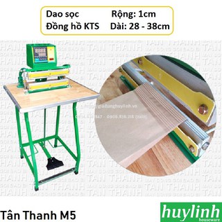 Máy hàn ép miệng túi dao sọc Tân Thanh M5-KTS - Có đồng hồ [m5-300 và m5-400]