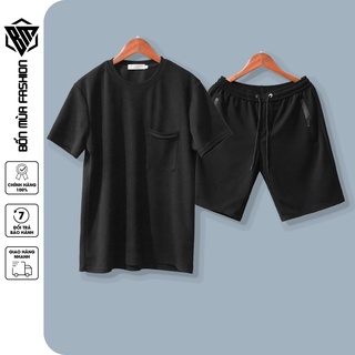 Bộ quần áo thể thao nam mùa hè cao cấp chất thun xốp mặc mát thoải mái và trẻ trung năng động BMF