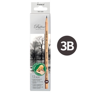 [Michi Art Store] Bút chì gỗ Marco 7001 vẽ mỹ thuật phác thảo hình họa ký họa