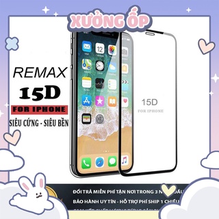 Kính Cường Lực 15D REMAX Premium - mỏng - Xưởng ốp