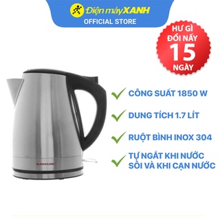 [Mã ELHADEV giảm 4% đơn 300K] Bình siêu tốc Sunhouse 1.7 lít SHD 1370