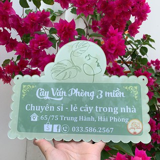 Bảng hiệu cho shop bán cây cảnh_ bảng hiệu shop bán hàng online_ Bảng hiệu shop giá siêu rẻ