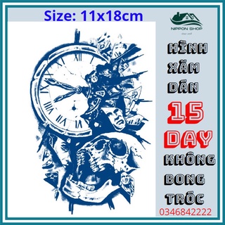 Hình Xăm Dán 15 Ngày Không Phai 11 x 18 cm Mẫu 172