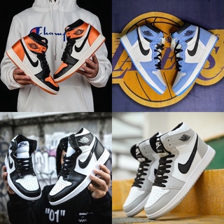 Giày thể thao JORDAN 1 CỔ CAO các màu HOT TREND nam nữ, Giày sneaker JD1 cao cổ dùng đi học,chạy bộ,tập gym