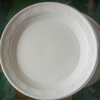 Dĩa nhựa tròn lớn 23 cm