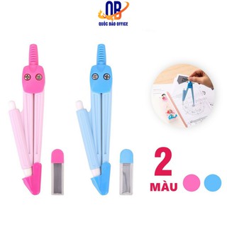 Compa học sinh Deli - màu Hồng/ Xanh dương - 1 hộp - E8622