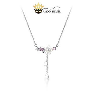 Dây chuyền bạc S925 hoa anh đào - Amooi Silver AD109