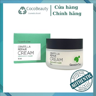 Kem Rau Má Goodndoc Centella Repair Dưỡng Ẩm Phục Hồi Da 50ml