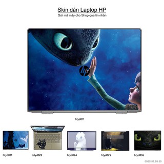 Skin dán Laptop HP in hình bí kíp luyện rồng (inbox mã máy cho Shop)