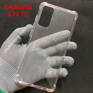 Ốp Lưng Samsung S20 FE Dẻo Trong Suốt Chống Sốc Có Gù Bảo Vệ 4 Gốc