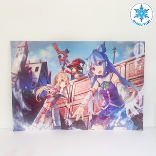 [8 Tờ] Poster Khổ A3 Anime Konosuba