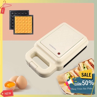 Máy nướng bánh khuôn waffle, bánh kẹp tổ ong chính hãng Torsom