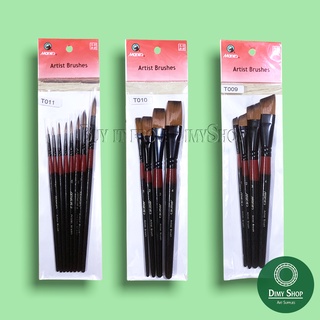 Bộ cọ vẽ màu acrylic, màu nước sơn dầu MARIE's giá rẻ