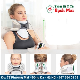 Đai Hơi Điều Trị Kéo Giãn Cột Sống Cổ Điện Tử Leawell Mới Nhất [2019]