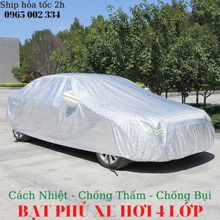 Bạt phủ xe ô tô 7 chỗ có 3 lớp cao cấp , bạt phủ trùm xe hơi dòng Innova, Ecosport, Crv, CX5, Tucson, Santafe, Carens z