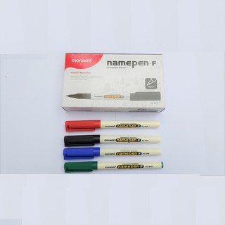 Bút dạ dầu Monami Namepen-F Hàn Quốc nhiều màu
