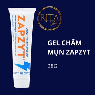 [BILL MỸ] Gel loại bỏ mụn Zapzyt Maximum Strength 10% Benzoyl Peroxide - Ance Gel chấm mụn