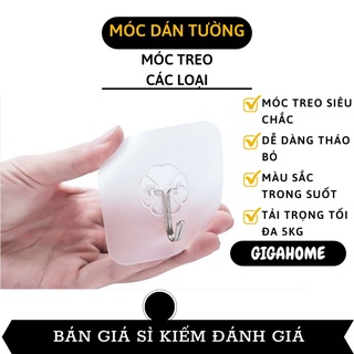 Móc Treo Dính Tường GIGAHOME Móc Dán Tường Trong Suốt Siêu Chịu Lực, Siêu Dính 3974