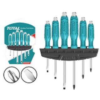 ĐỒ NGHỀ TOTAL Bộ 6 tua vít đóng xuyên THGSS35061 < HÀNG CHÍNH HÃNG >