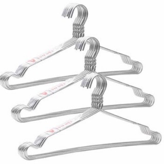 Set 10 móc nhôm treo quần áo người lớn