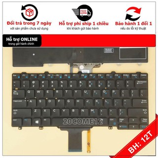 [BH12TH] ⚡[có led] Bàn phím laptop Dell Latitude E7270 E5270 có led