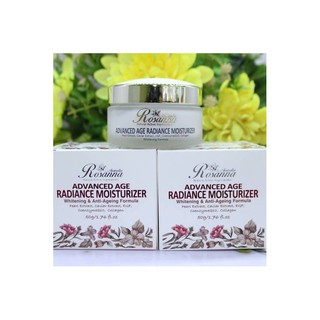 Kem dưỡng trắng da và chống lão hóa Rosanna Advanced Age Radiance Moisturizer Whitening &amp; Anti-Ageing Formula 50g từ Úc