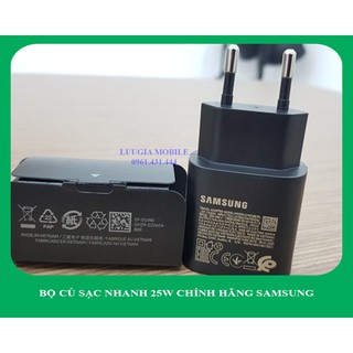 Bộ sạc Samsung Note 10 25W chính hãng | Galaxy Note 10 Lite | Galaxy Note 10 5G