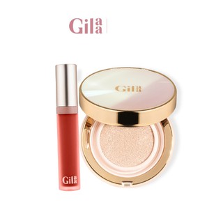 Combo Phấn nước Gilaa Long Wear DD Cushion &amp; Lip Cream