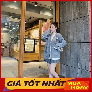 Áo Khoác Cardigan Len Huy Hiệu Hàng Quảng Châu M0375
