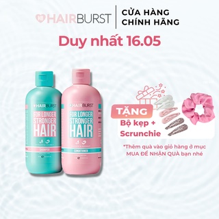 Set gội xả HAIRBURST kích thích tóc mọc dài hơn chắc khỏe hơn 350ml/chai
