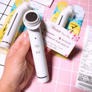 (Nội địa Nhật)MÁY MASAGE Đẩy TẠO ION CHĂM SÓC DA W ION BEAU NHẬT BẢN