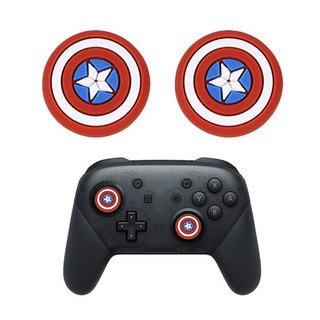 [Bộ 2 cái] Núm bọc Joystick cần Analog Captain American - Bảo vệ Analog tay cầm PS3,4,Xbox,Switch