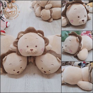 [Bán Chạy] Gấu bông Sư tử nằm mịn 🦁