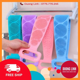⚡[SIÊU GIẢM GIÁ] [LOẠI 1] CỌ TẮM SILICON - Dây Chà Lưng 2 mặt Bằng Silicone mẫu mới⚡
